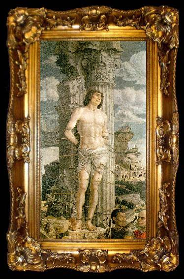 framed  MANTEGNA, Andrea The Lamentation over the Dead Christ st, ta009-2